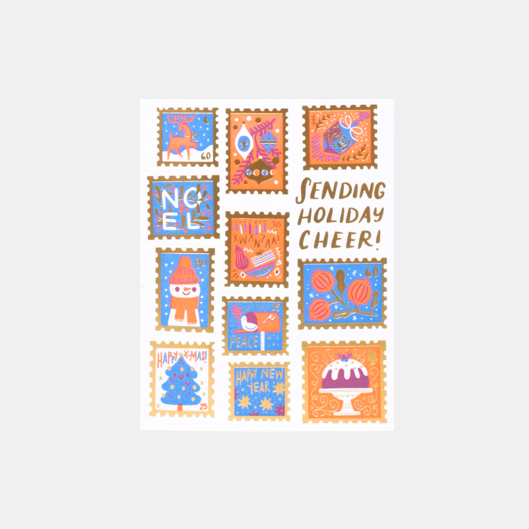 Holiday Stamps Card