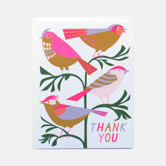 Song Bird Thank You Card