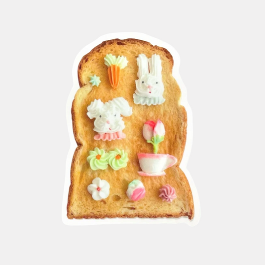 Kawaii Toast Sticker