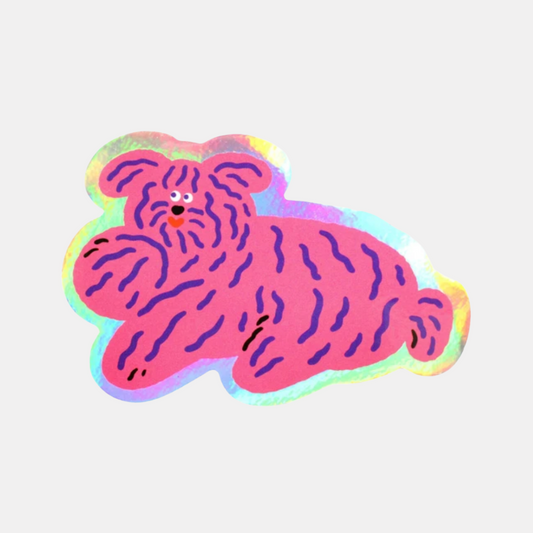 Fluffy Dog Sticker