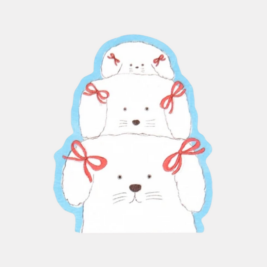 Ribbon Puppies Sticker