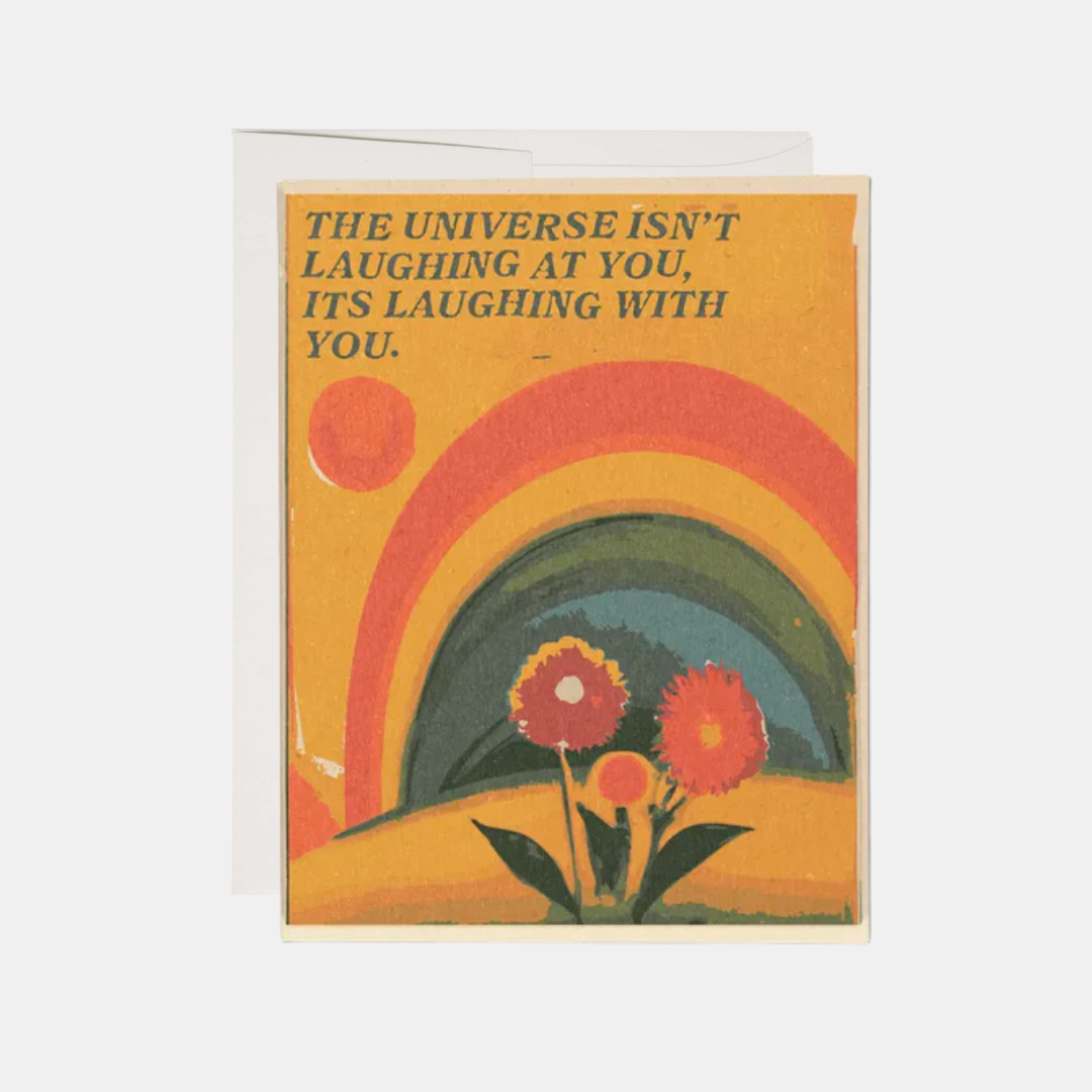Universe Laughs Card