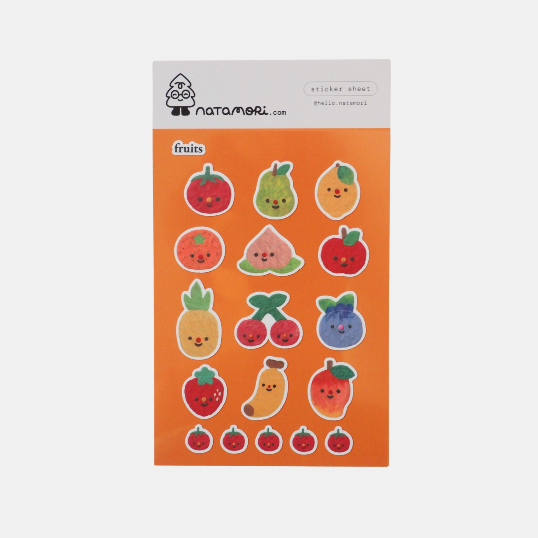 Fruits Sticker Sheet