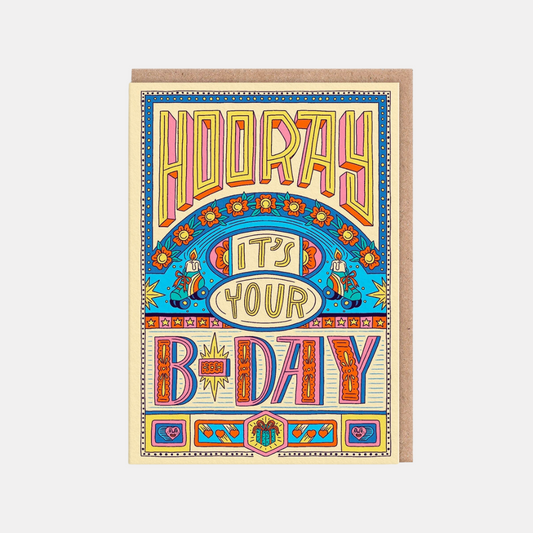 Hooray It's Your B-Day Card