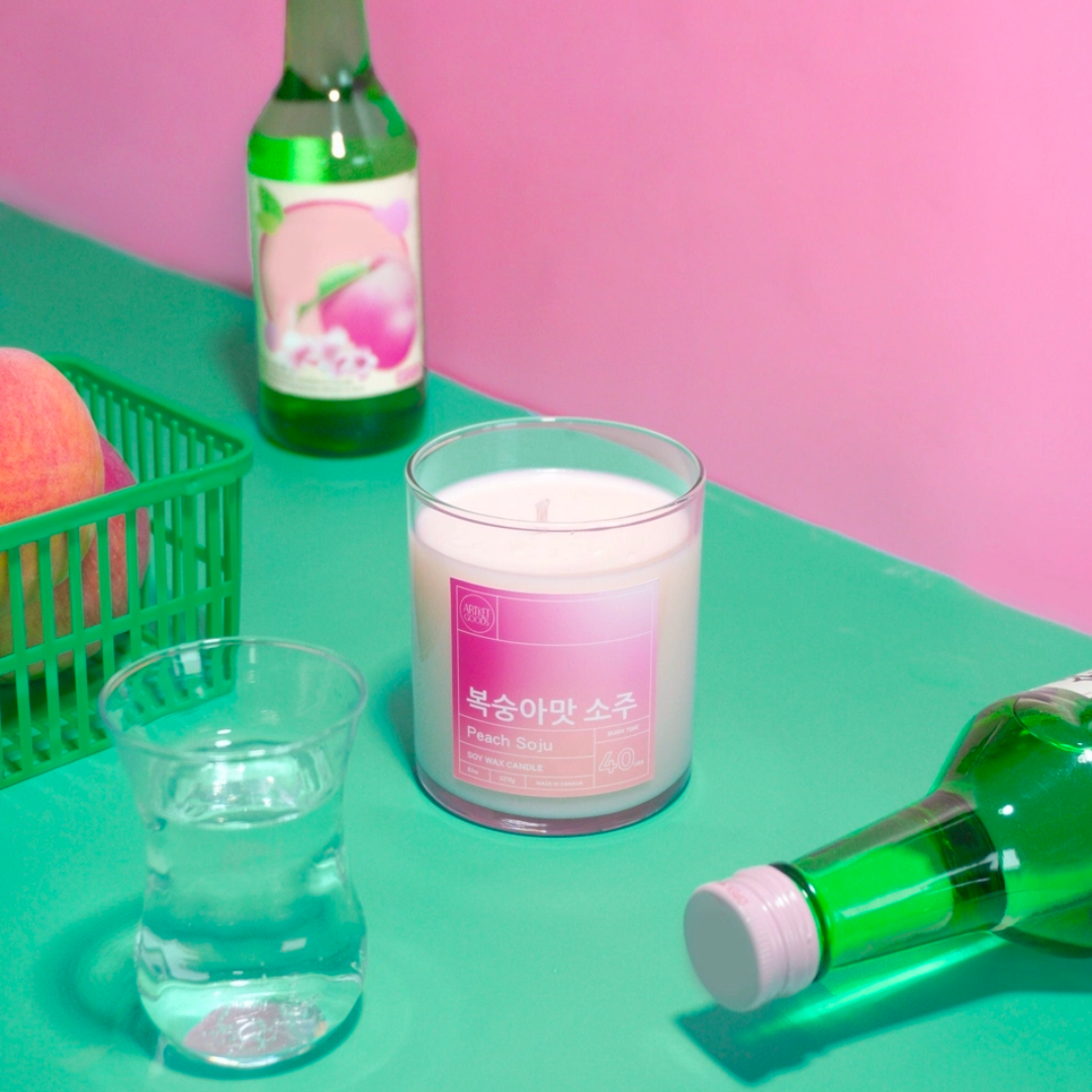 Peach Soju Soy Candle