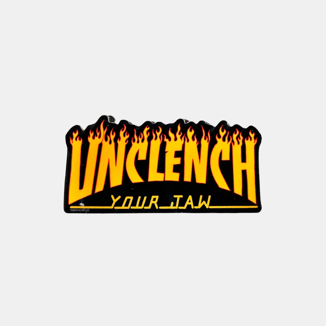 Unclench Your Jaw Sticker