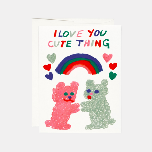 I Love You Cute Thing Card