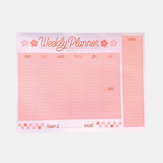 Daisy Weekly Planner Pad