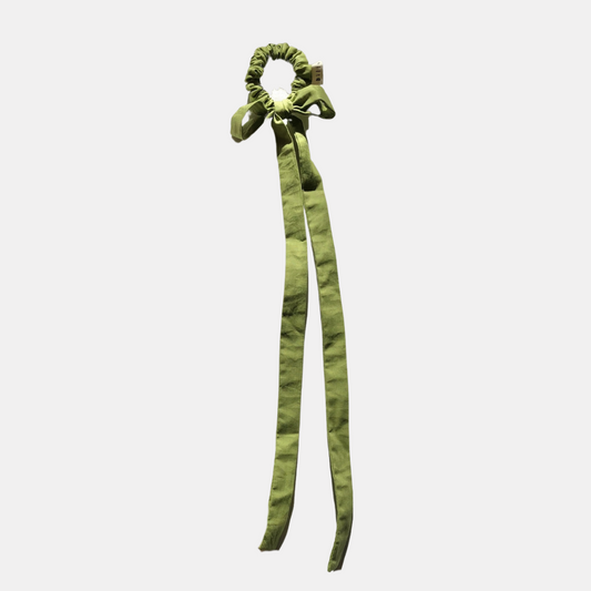Avocado Long Bow Scrunchie
