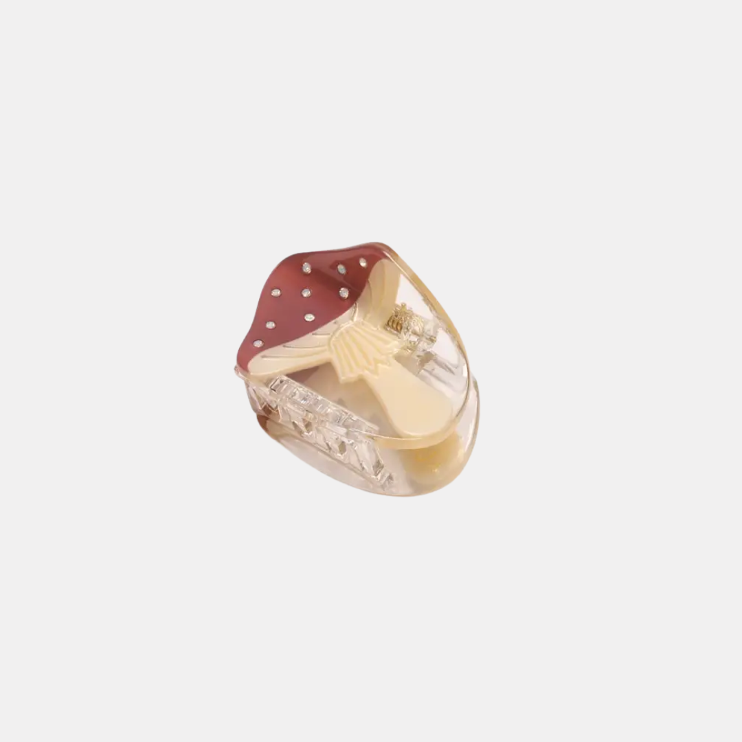 Mini Mushroom Hair Claw