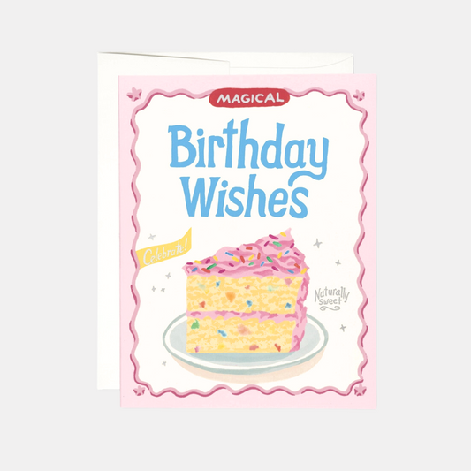 Birthday Wishes Cake Mix Card