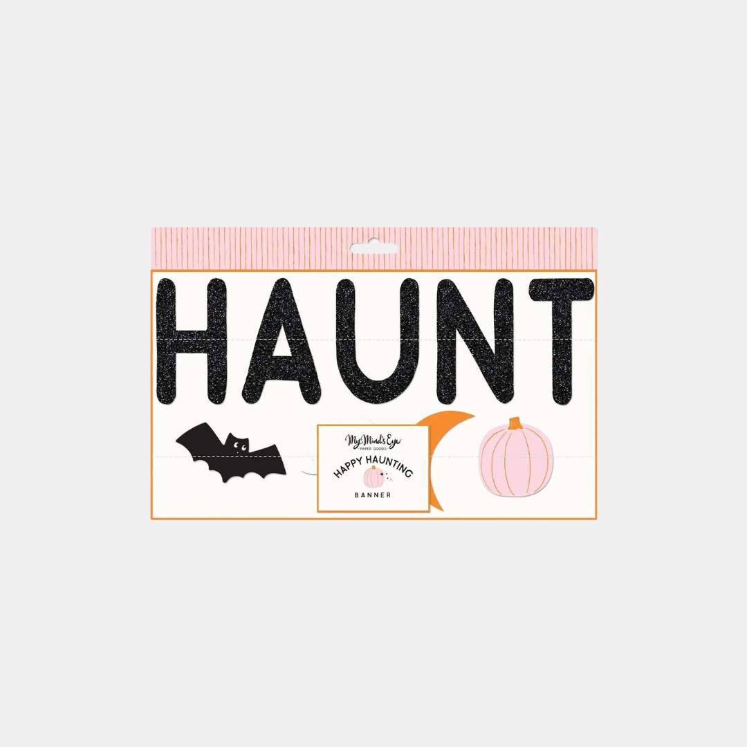 Happy Haunting Icon Banner