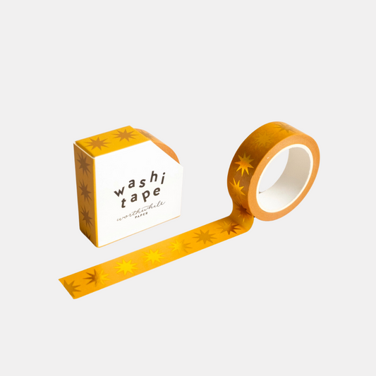 Gold Starburst Washi Tape