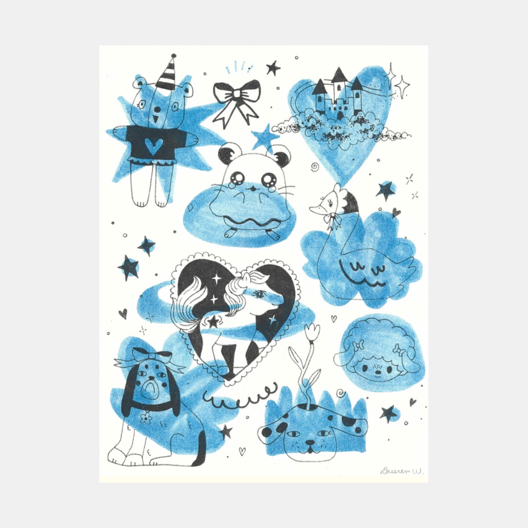 Toys Riso Print