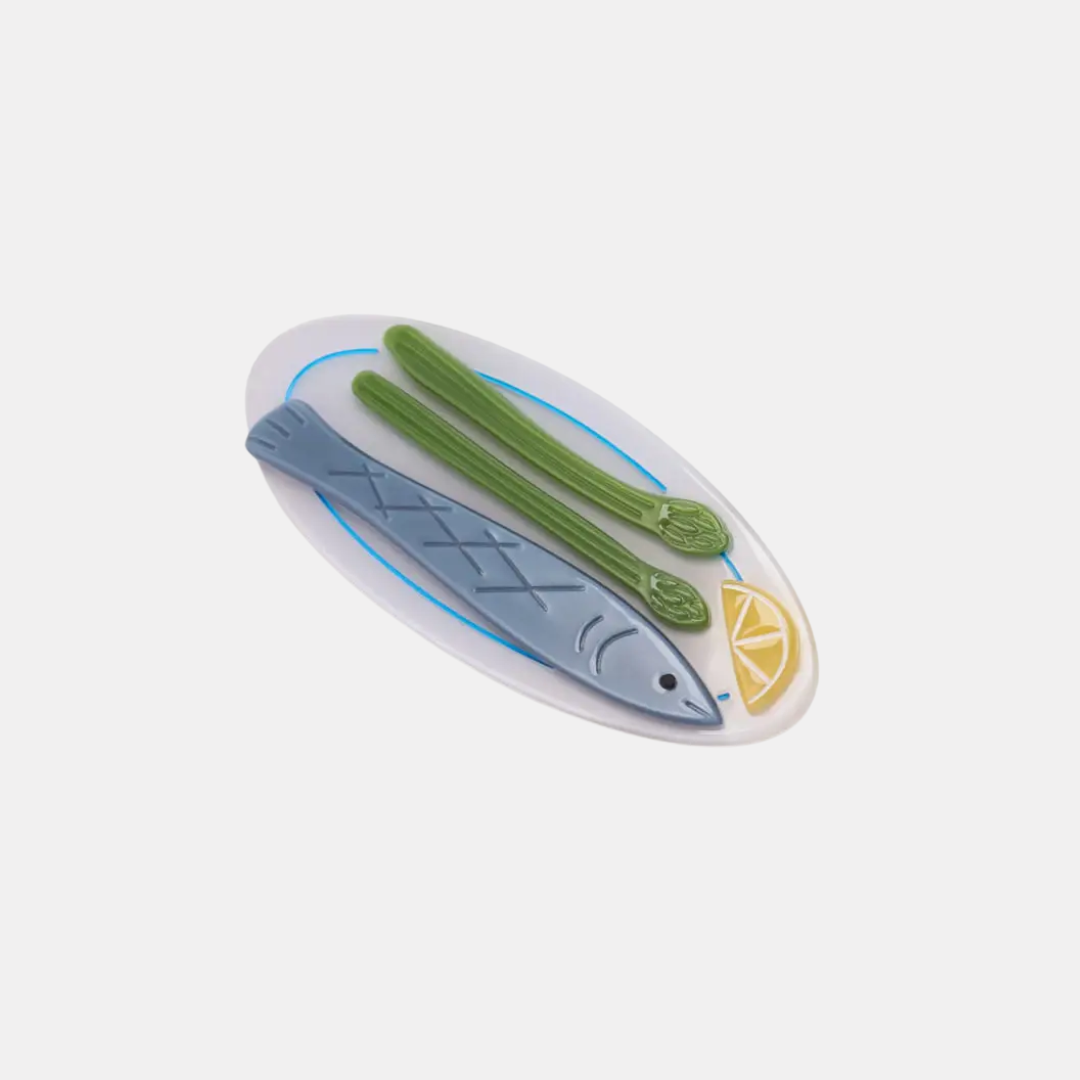 Fish Plate French Barrette