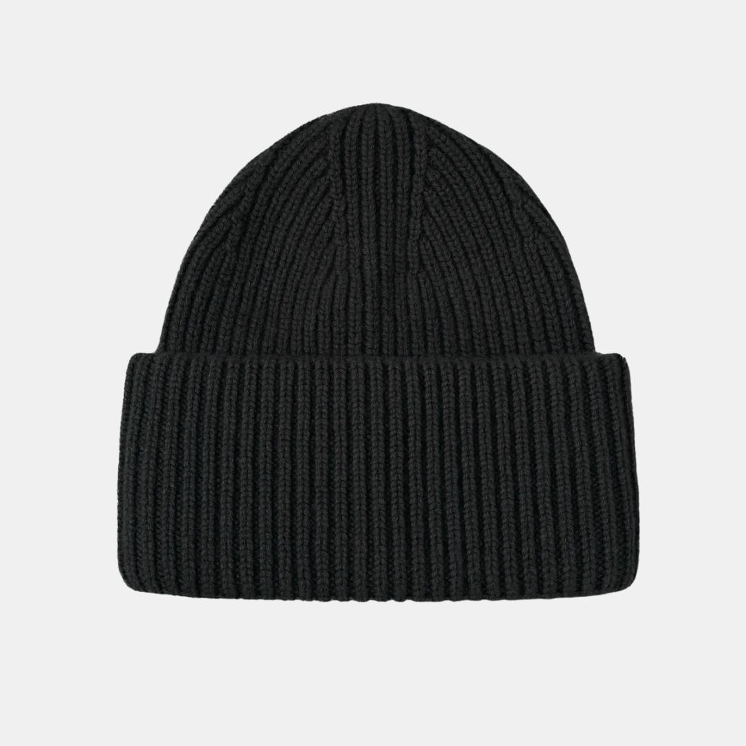 Black Wool Beanie