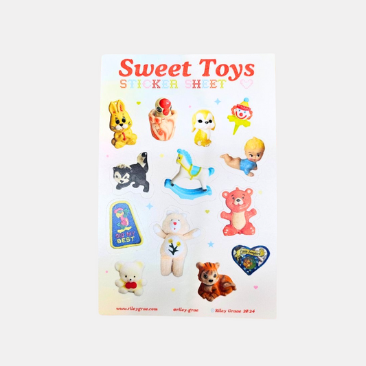 Sweet Toys Sticker Sheet