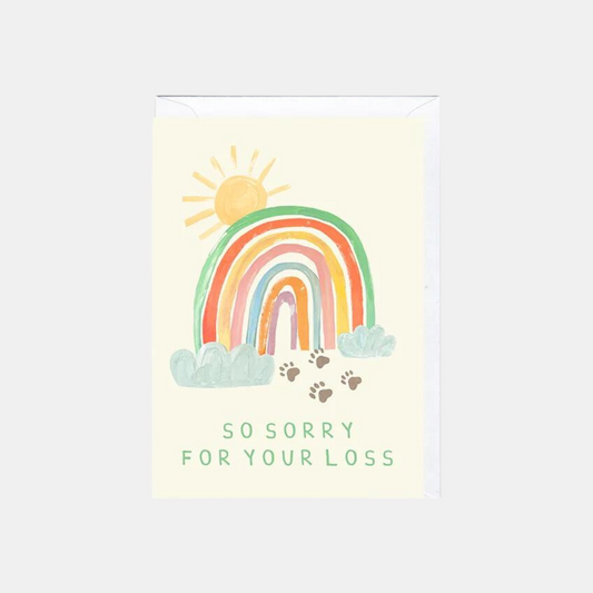 So Sorry Pet Loss Card