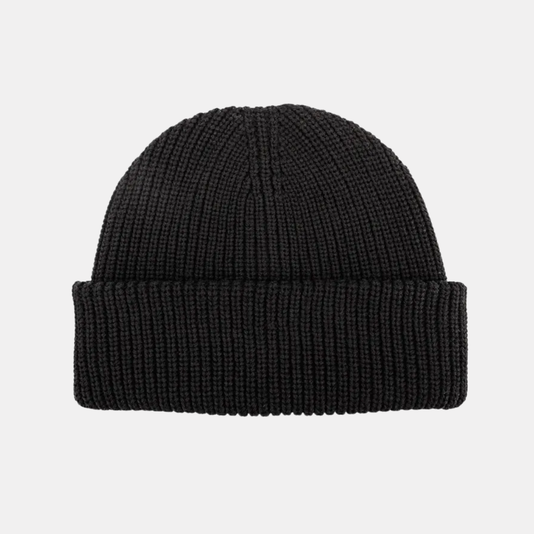 Black Fisherman Beanie