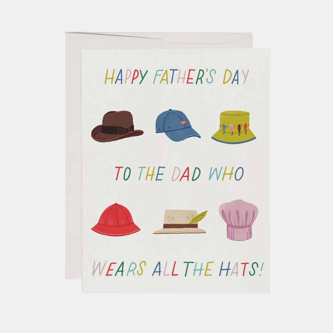 All The Hats Father's Day Card