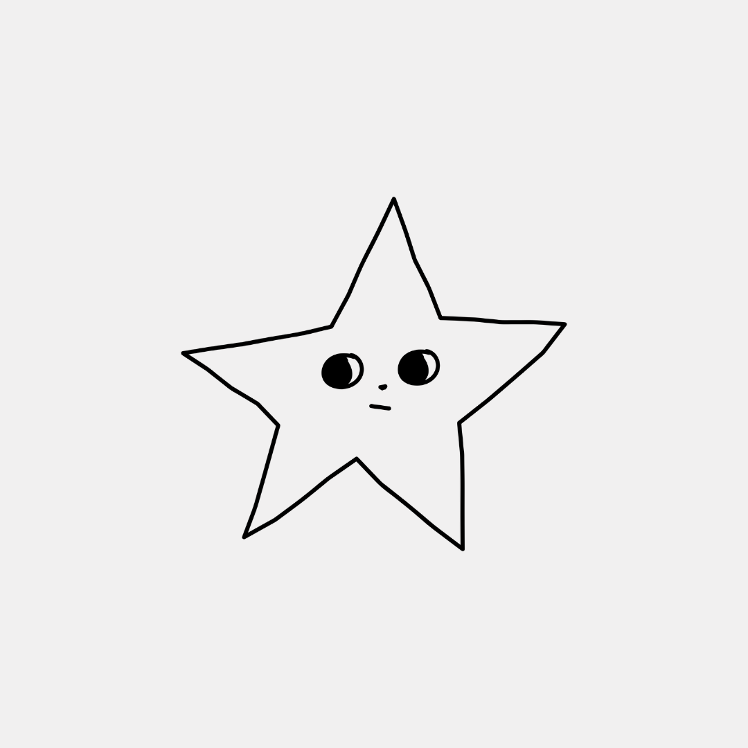 Star Doodle Sticker