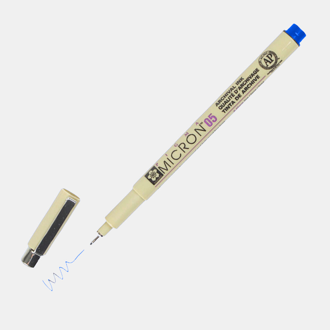 Blue Pigma Micron Pen