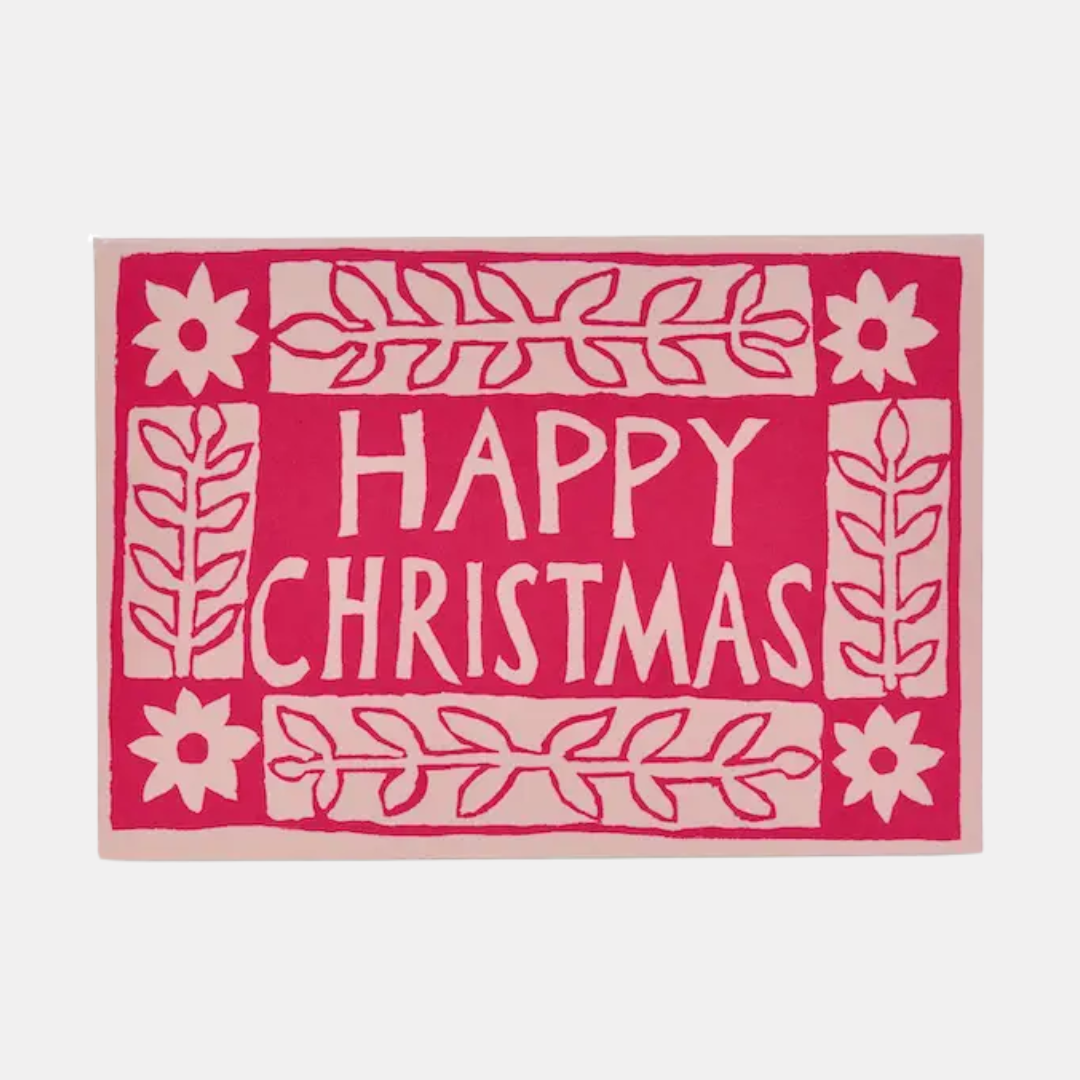 Happy Christmas Starflower Card