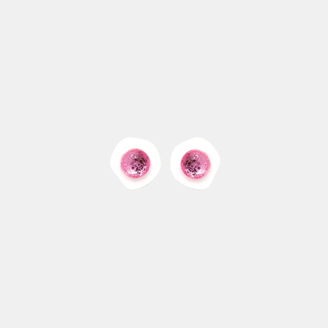 Pink Gem Studs