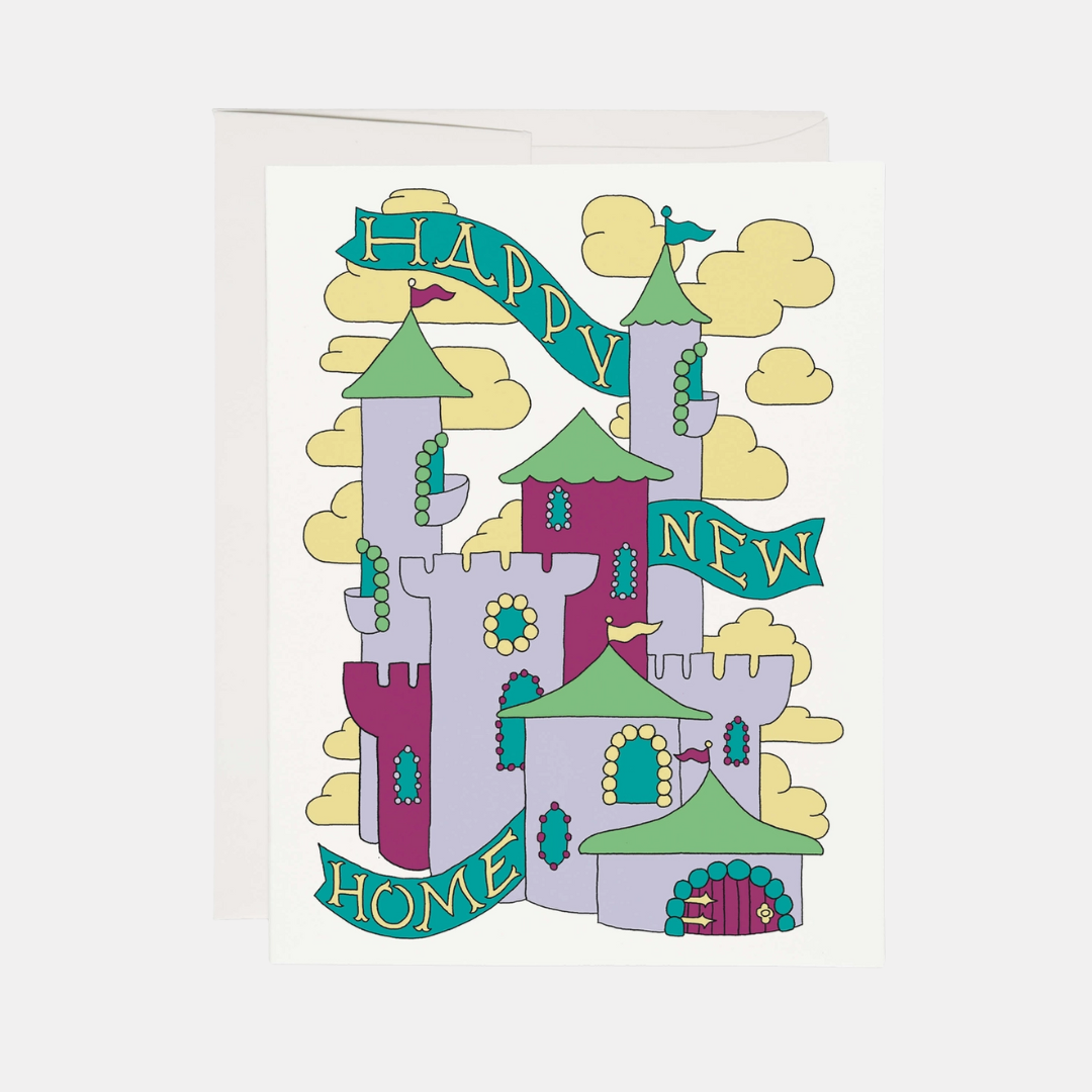 Happy New Home Castle Card