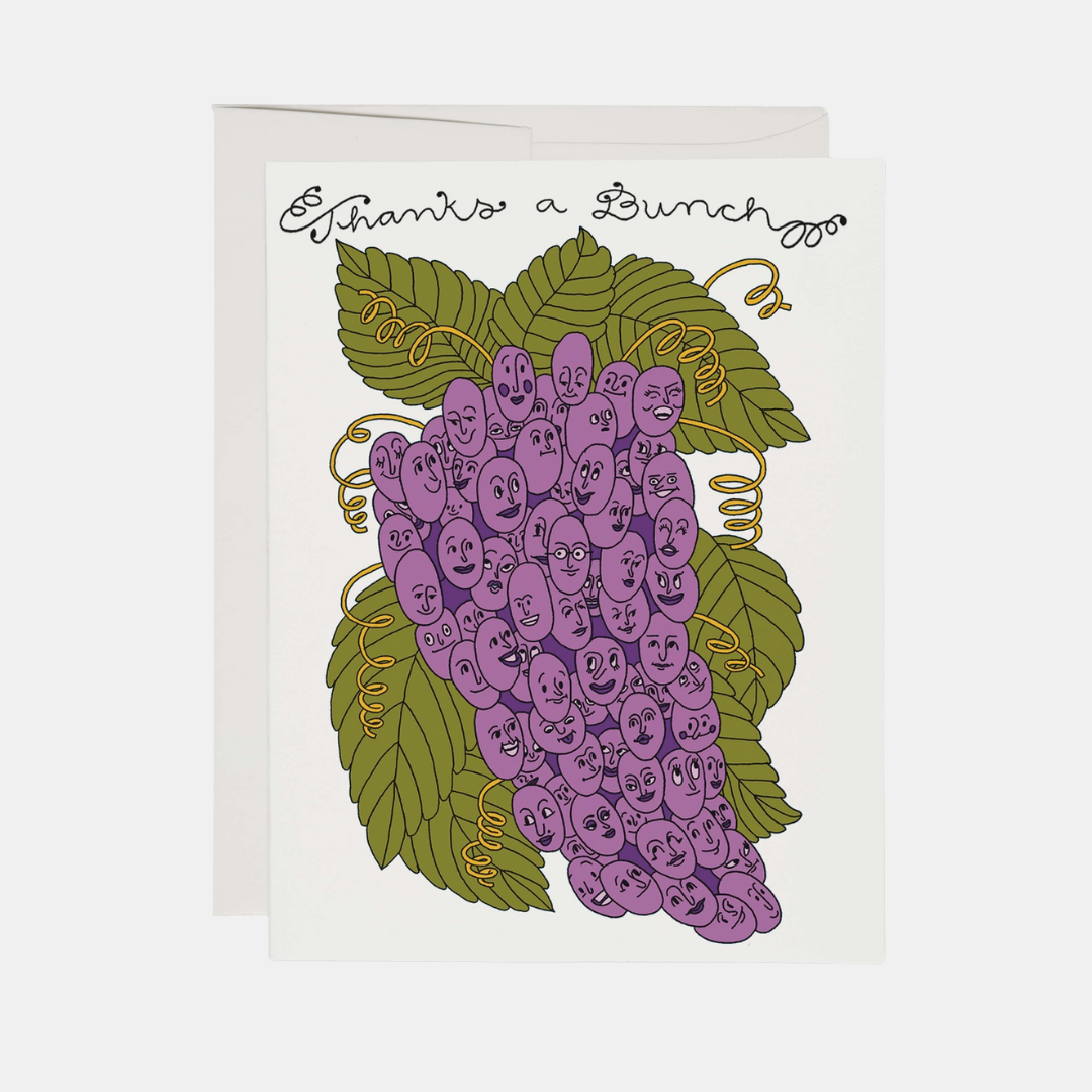 Thanks A Bunch Grapes Card