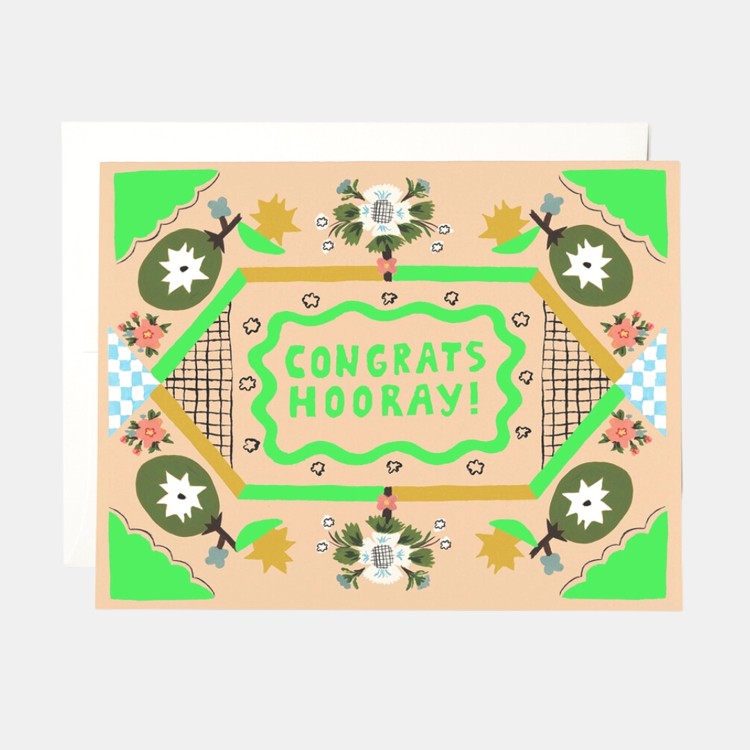 Congrats Hooray Card