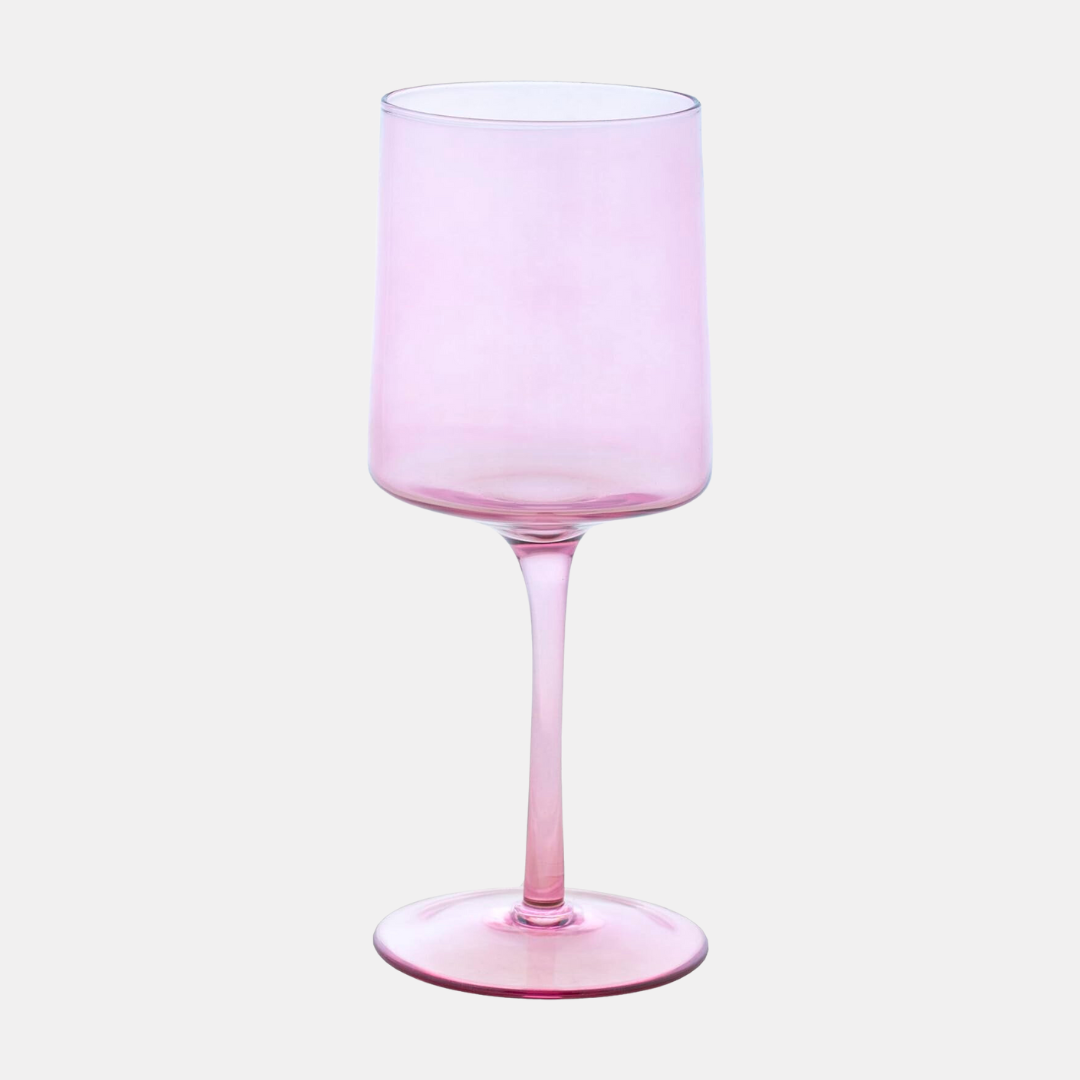 Lilac Wine Glass