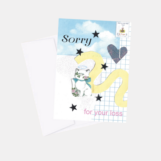 Sorry For Your Loss Collage Card