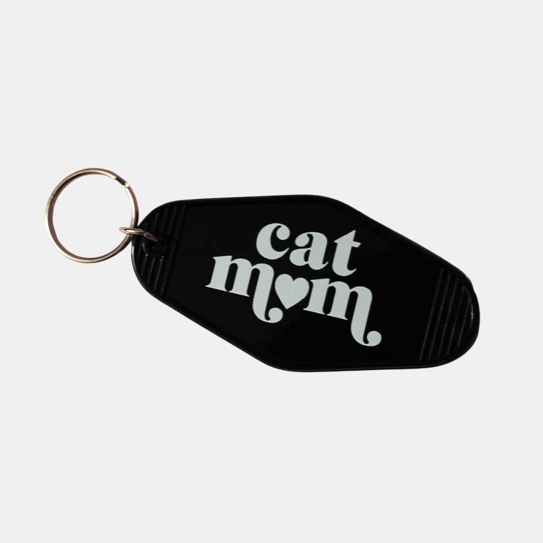 Cat Mom Keychain