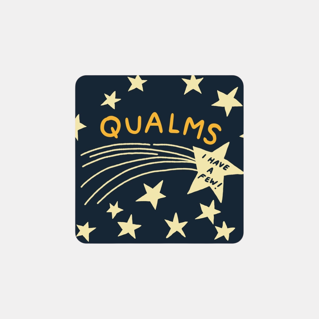 Qualms Sticker
