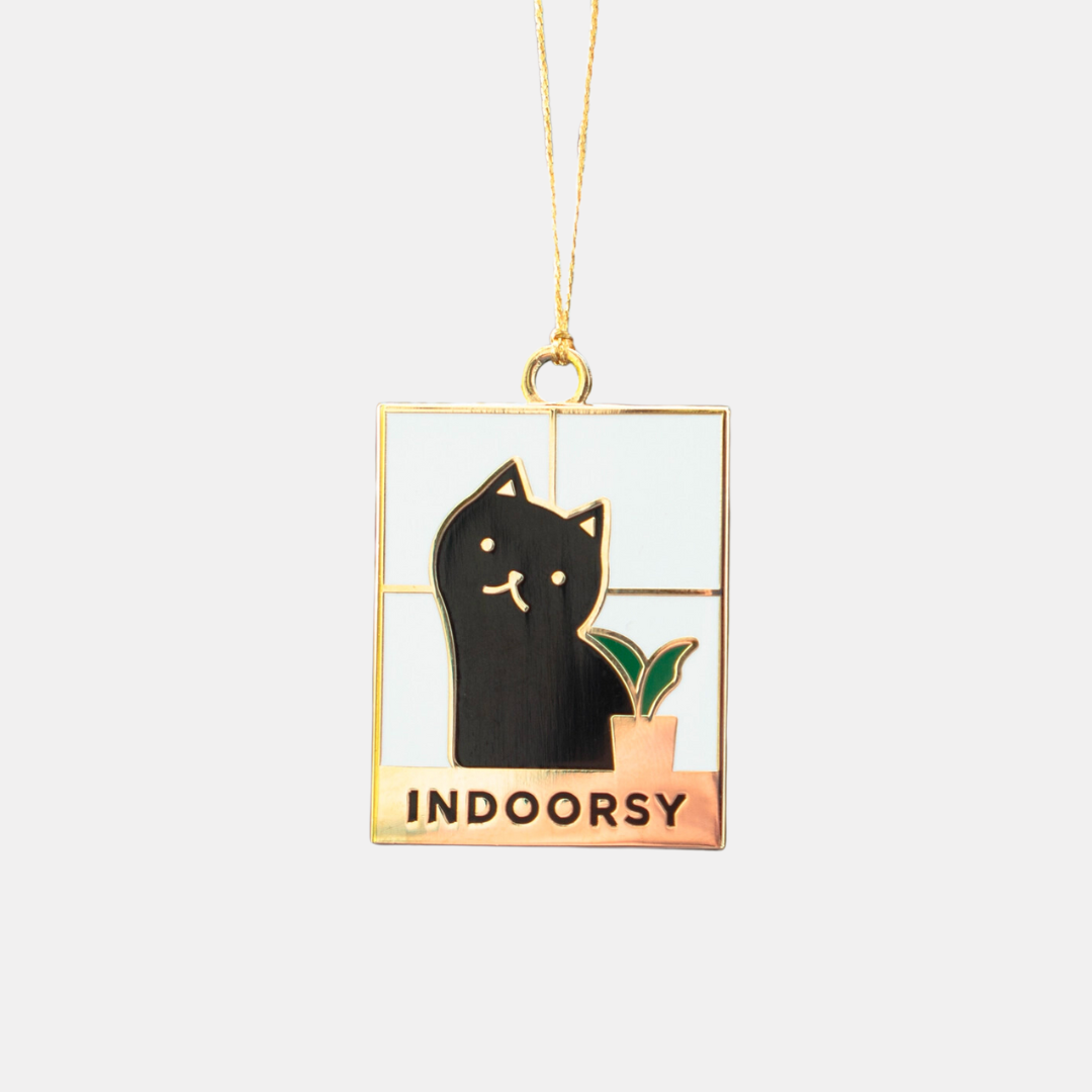 Black Cat Indoorsy Ornament