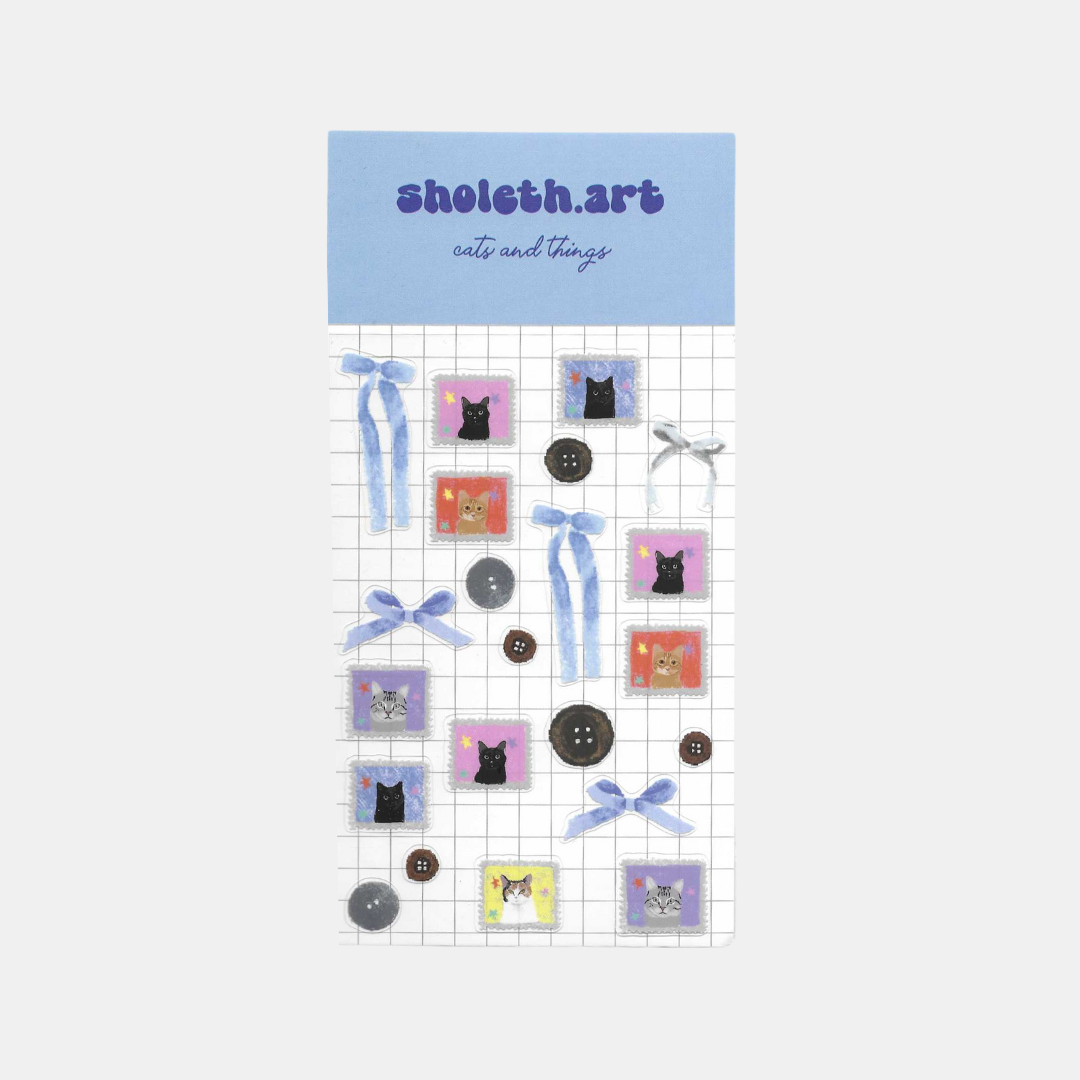 Cats And Things Sticker Sheet