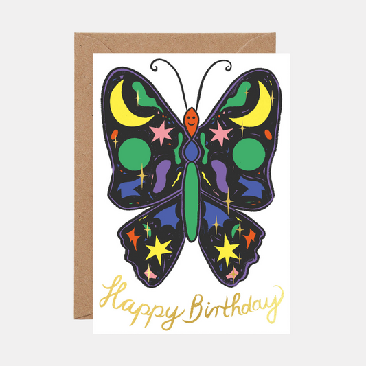Happy Birthday Butterfly Card