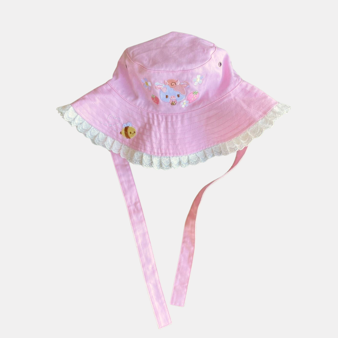 Strawberry Cow Hat