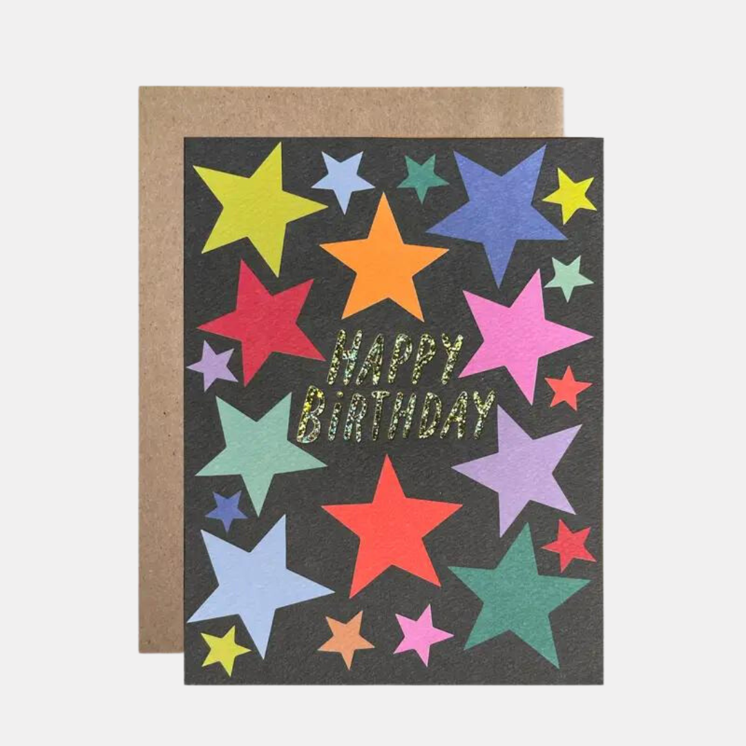 Happy Birthday Stars Card