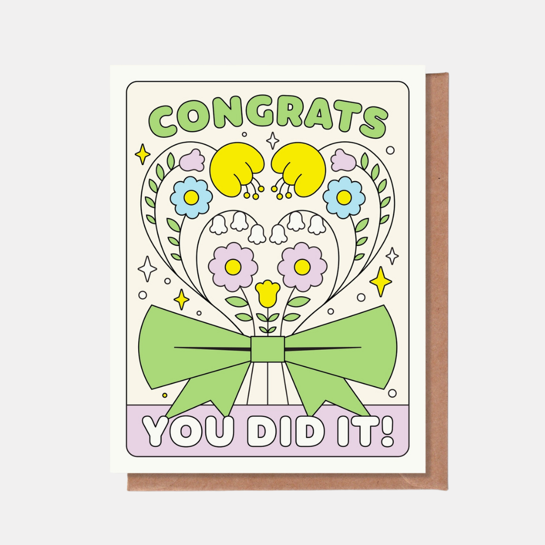 Congrats, You Did It Card