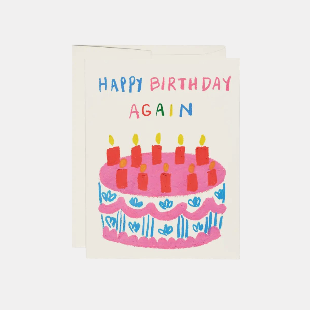Happy Birthday Again Card