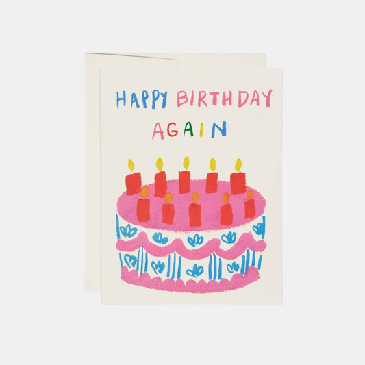 Happy Birthday Again Card