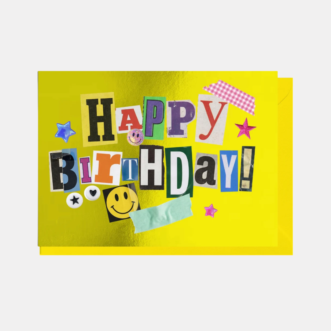 Happy Birthday Smiley Card