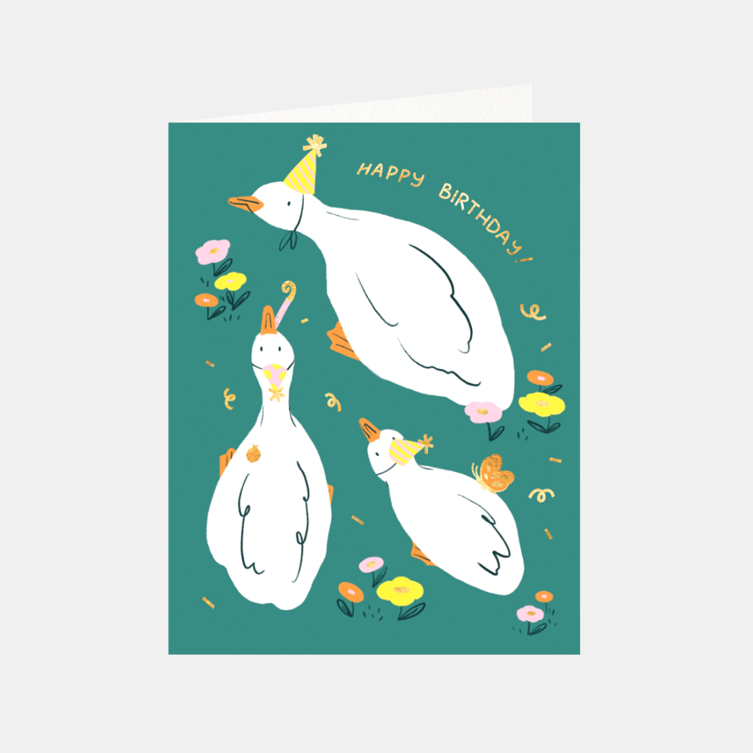 Birthday Geese Card
