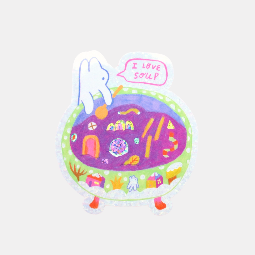 I Love Soup Sticker
