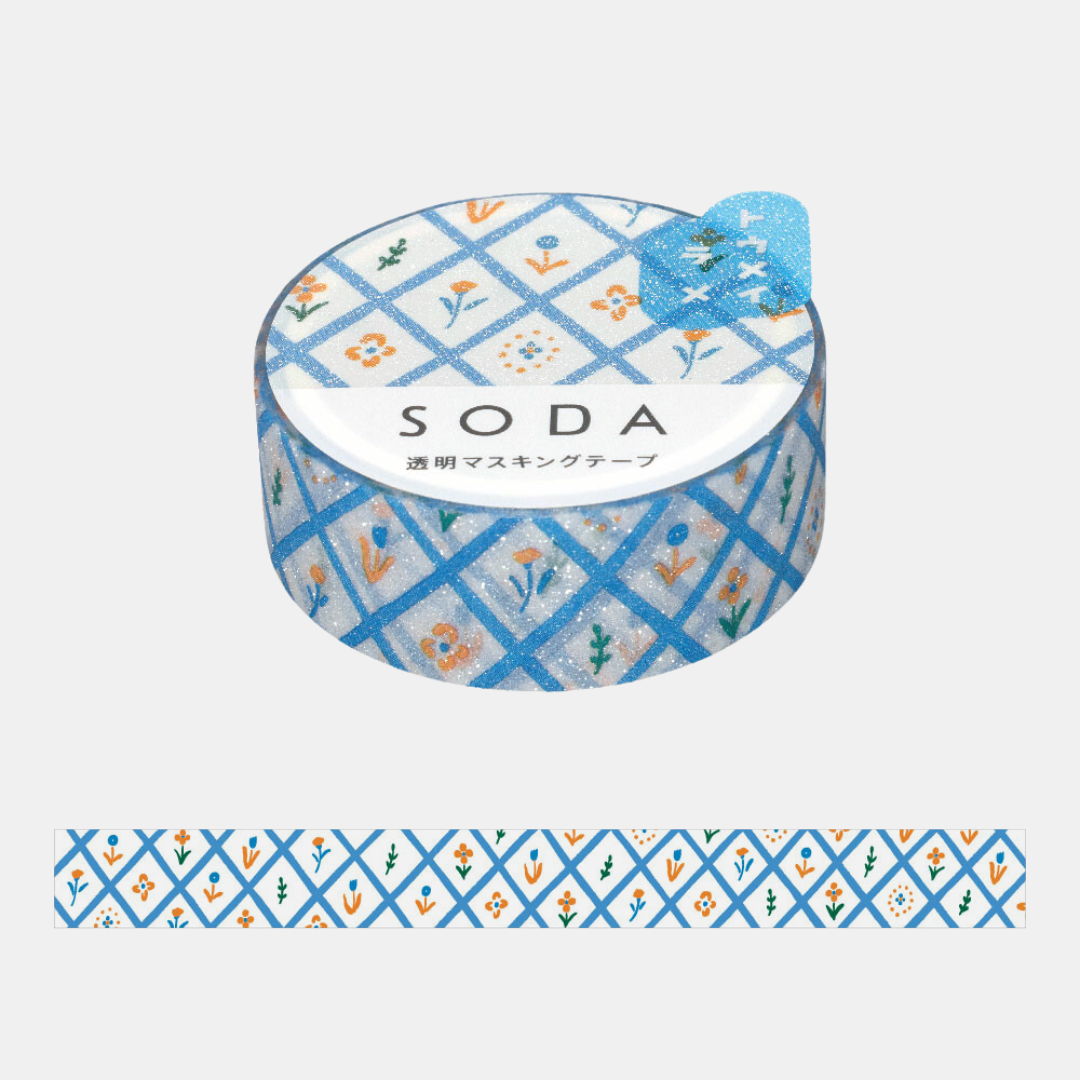 Soda Diamond Flower Washi Tape