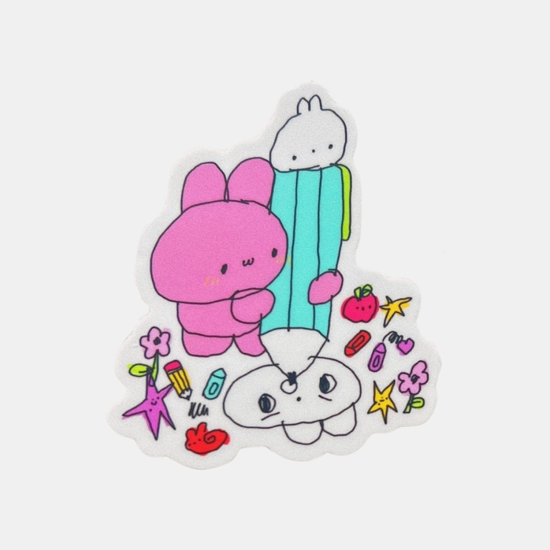 Bunny Doodle Sticker