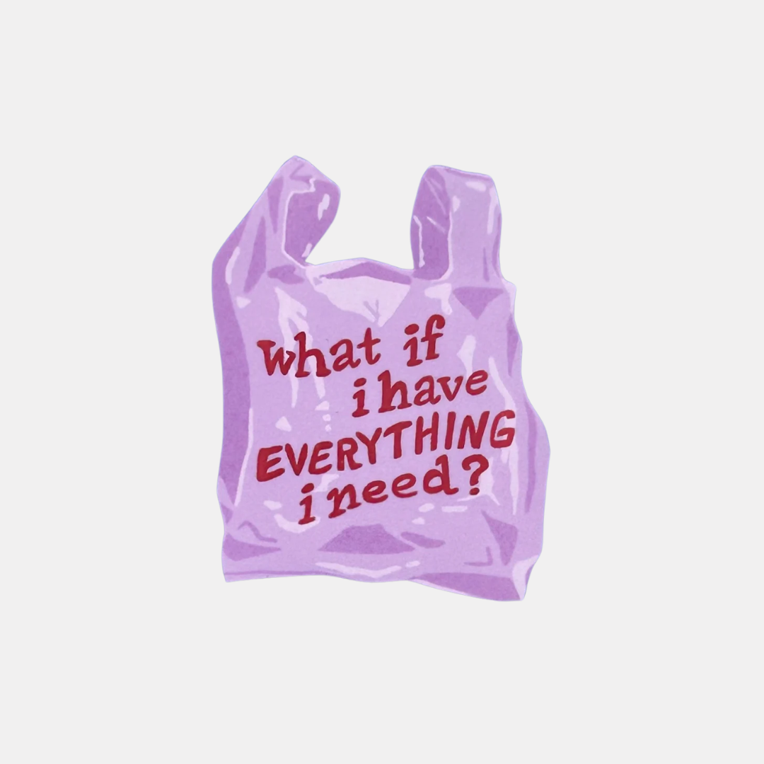 Plastic Bag Sticker