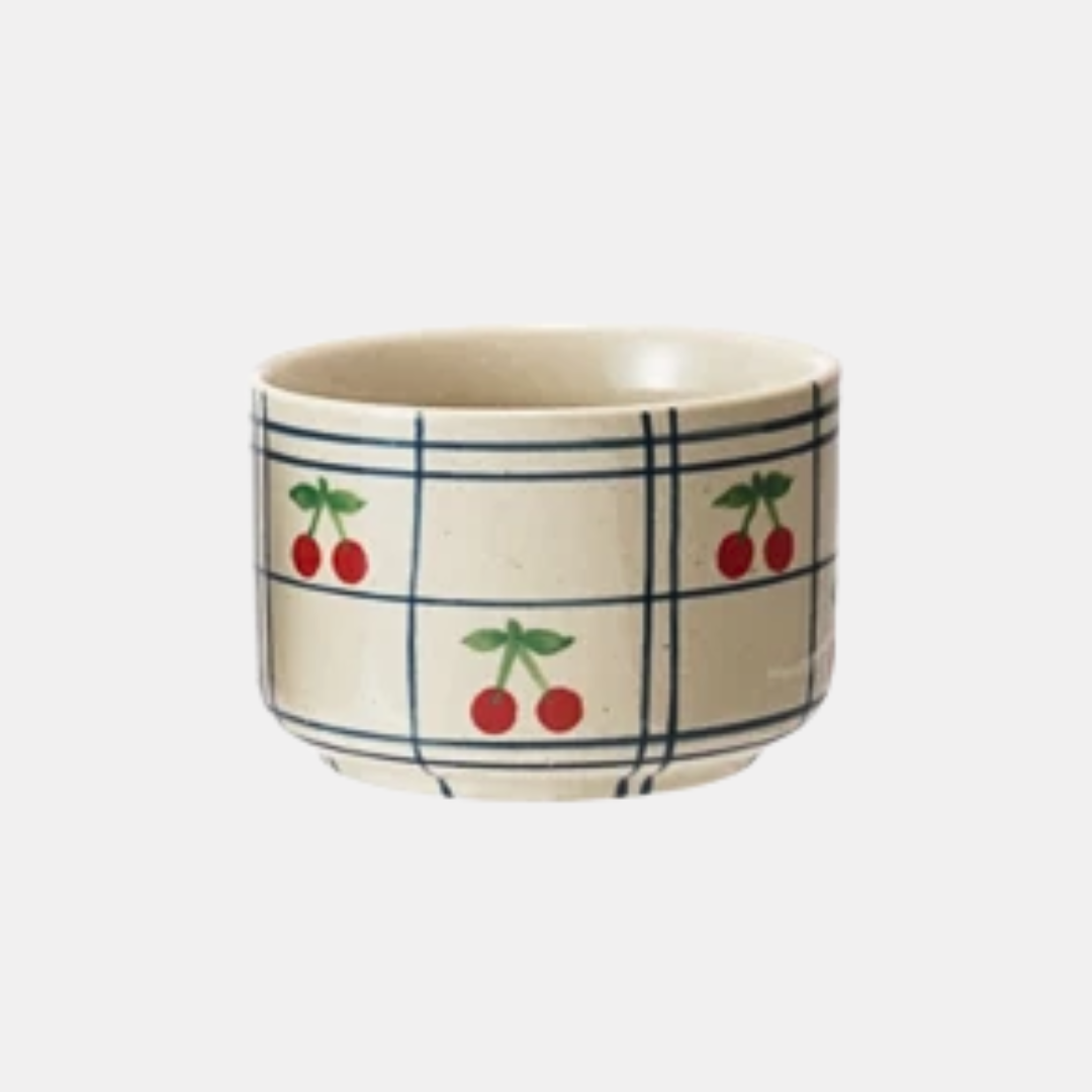 Cherry Ceramic Bowl